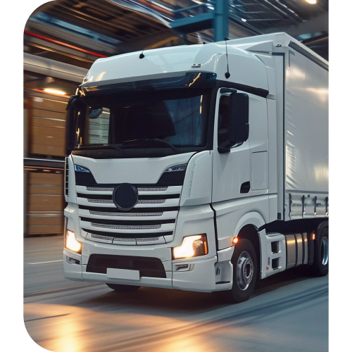 Caminhão em movimento